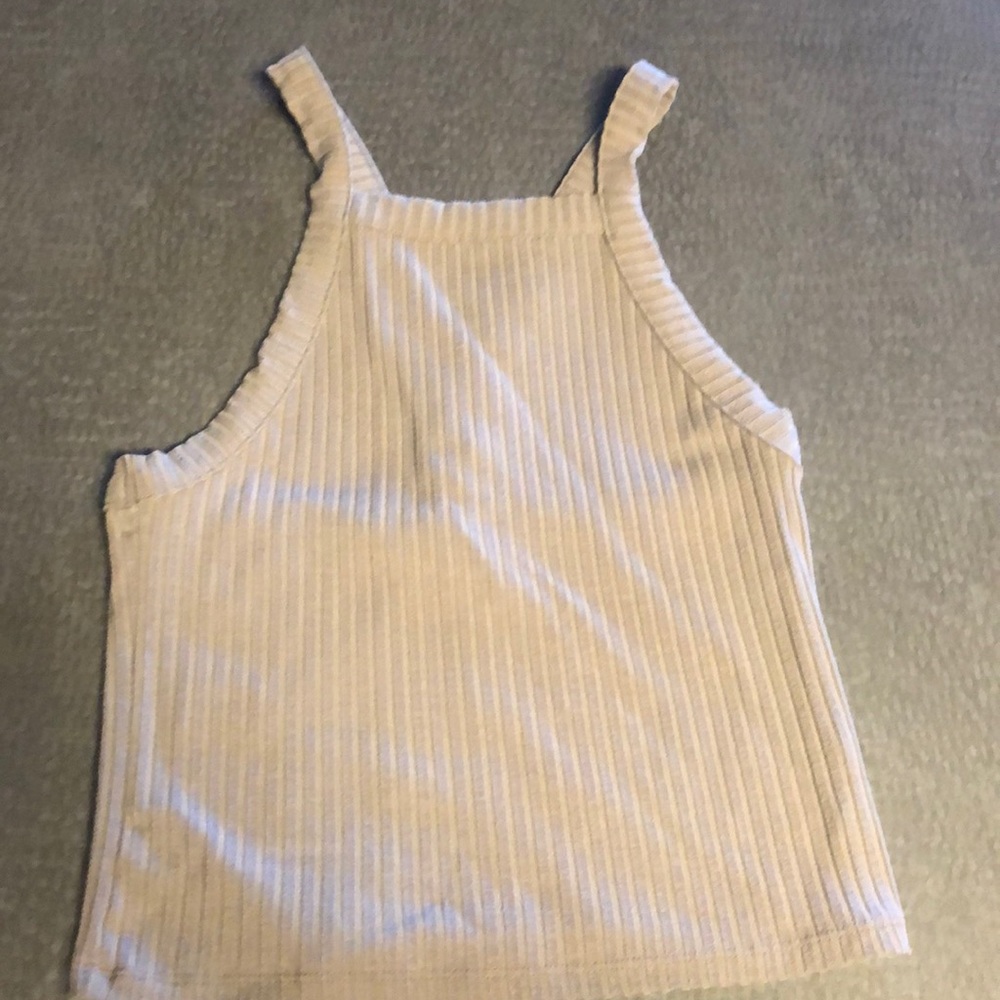 Tan Crop top from Pac Sun